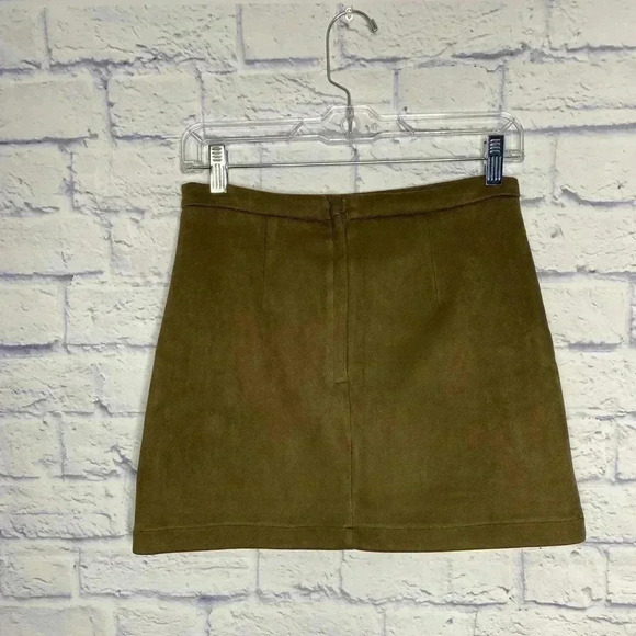 HYFVE FAUX SUEDE SKIRT Short mini skirt - Picture 5 of 8